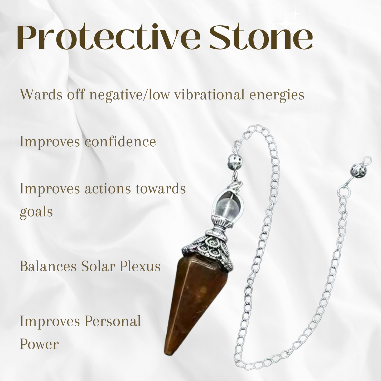 Tigers Eye Pendulum